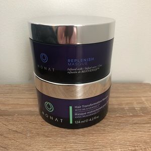Monat Replenish and  Hair Transformation masques